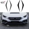New Design  To Up For Subaru WRX STI VB Car Front Headlight Lamp Eyebrow Eyelid Lip Trim Cover By ABS Gloss Black