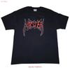 Vintage Y2k Master Slaves To Society Death Metal Schwarz Doppelseitiges T-Shirt XL Vintage Atmungsaktiv Mode Stilvoll