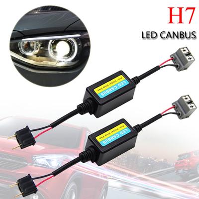 2pcs H7 Car LED Headlight Decoder Canbus Error Free Resistor Canceller