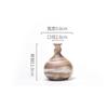European Ceramic Vase Vintage Stoneware Flower Ware Hydroponic Ornaments Living Room Office Desktop Floral Vase Home Decoration