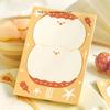 80 sheets Cute sticky notes, small animal account message material paper, student memo marker notebook