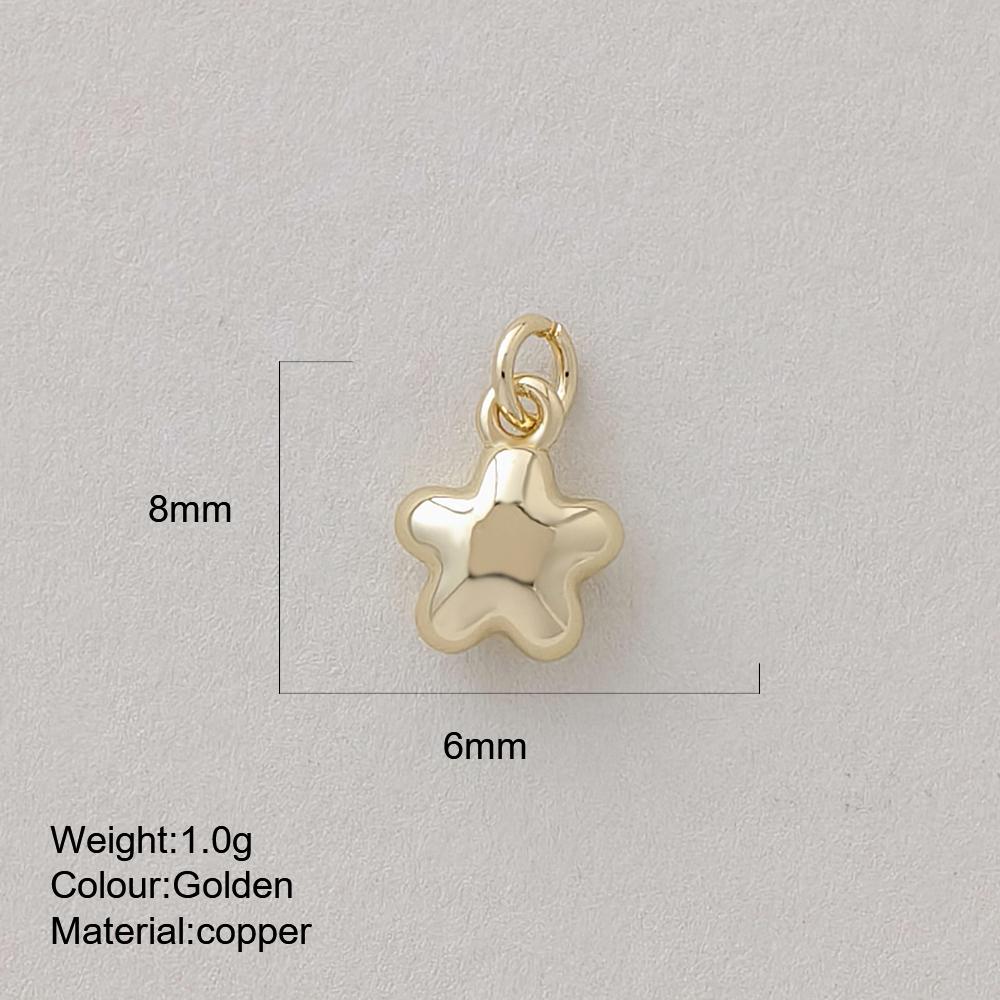 Cute Marine Animal Starfish Conch Charms For Jewelry Making Supplies Gold Color Shell Crab Dijes Diy Earring Bracelet Necklace