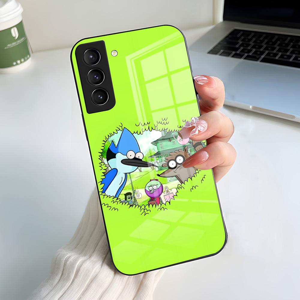 

R-Regular-S-Show Чехол для телефона SE Для Samsung A56 A36 A26 A16 A15 A25 A35 A55 A14 A34 A24 A54 Стеклянный чехол Samsung A31 4G