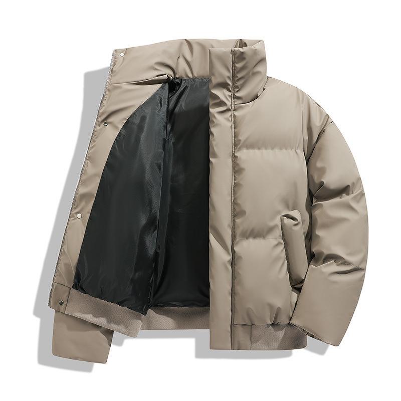 Cotton Clothes Men and Women with The Same Section of The Winter Thickened Men's Cotton Clothing Stand-up Collar Bread Jacket Jacket Men's Down Jacket