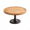 Cake Stand with Transparent Cover Rotating Option Dome Lid Dustproof Pedestal