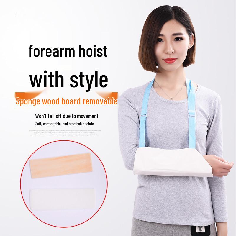 

Дышащий Удобный Поддерживающий Слинг для Руки для Поддержки Ключицы и Предплечья: Верхняя конечность, плечо, запястье, фиксация и помощь при вывихах One Size