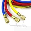 3pcs/set Refrigeration Charging Hoses for R410a R32 Air Conditioner Manifold Gauge Tube Tools Accessories 1M 1.5M 2M