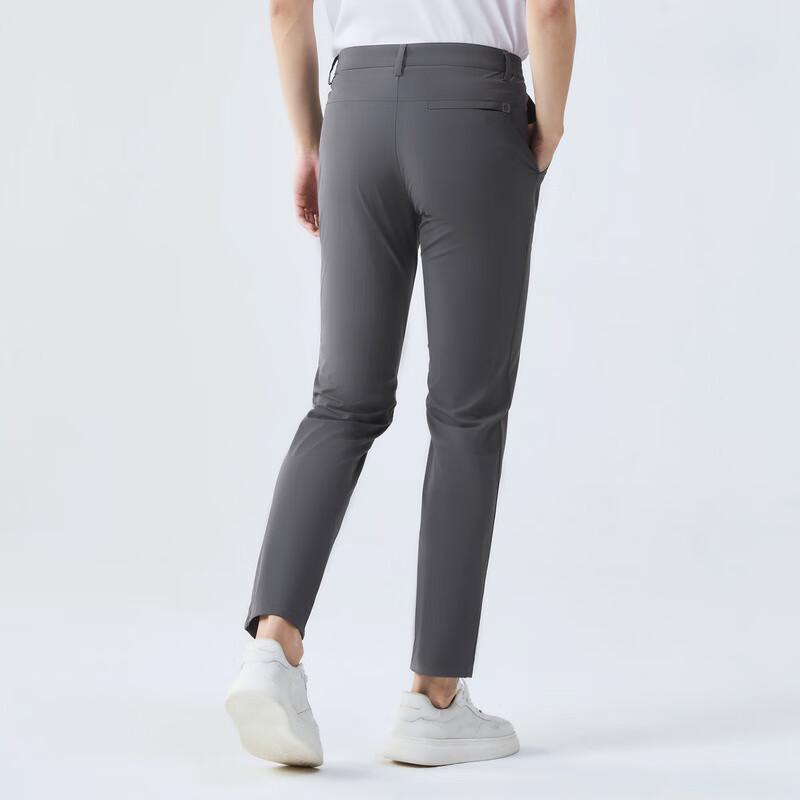 

Qipai Men s Plaid Straight-Leg Casual Pants 31 (170/78A)