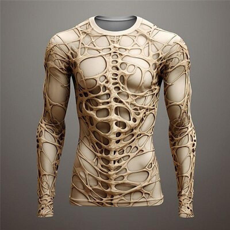 

Графический скелет черепа модная повседневная мужская футболка с 3D принтом футболка спортивная уличная праздничная футболка с длинным рукавом одежда с круглым вырезом 6XL