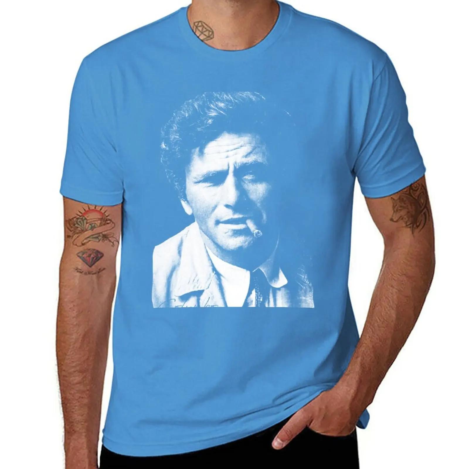 New Columbo Portrait TShirt custom t shirt blanks summer top Unisex clothes S