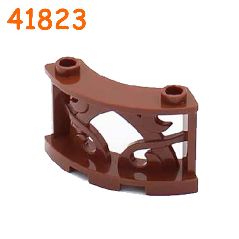 Non-Toxic Fence City Accessories Building Block Moc Part Railing Stair Barrier Ladder Guard Bar Castle Garden Farm Military Assemble Brick