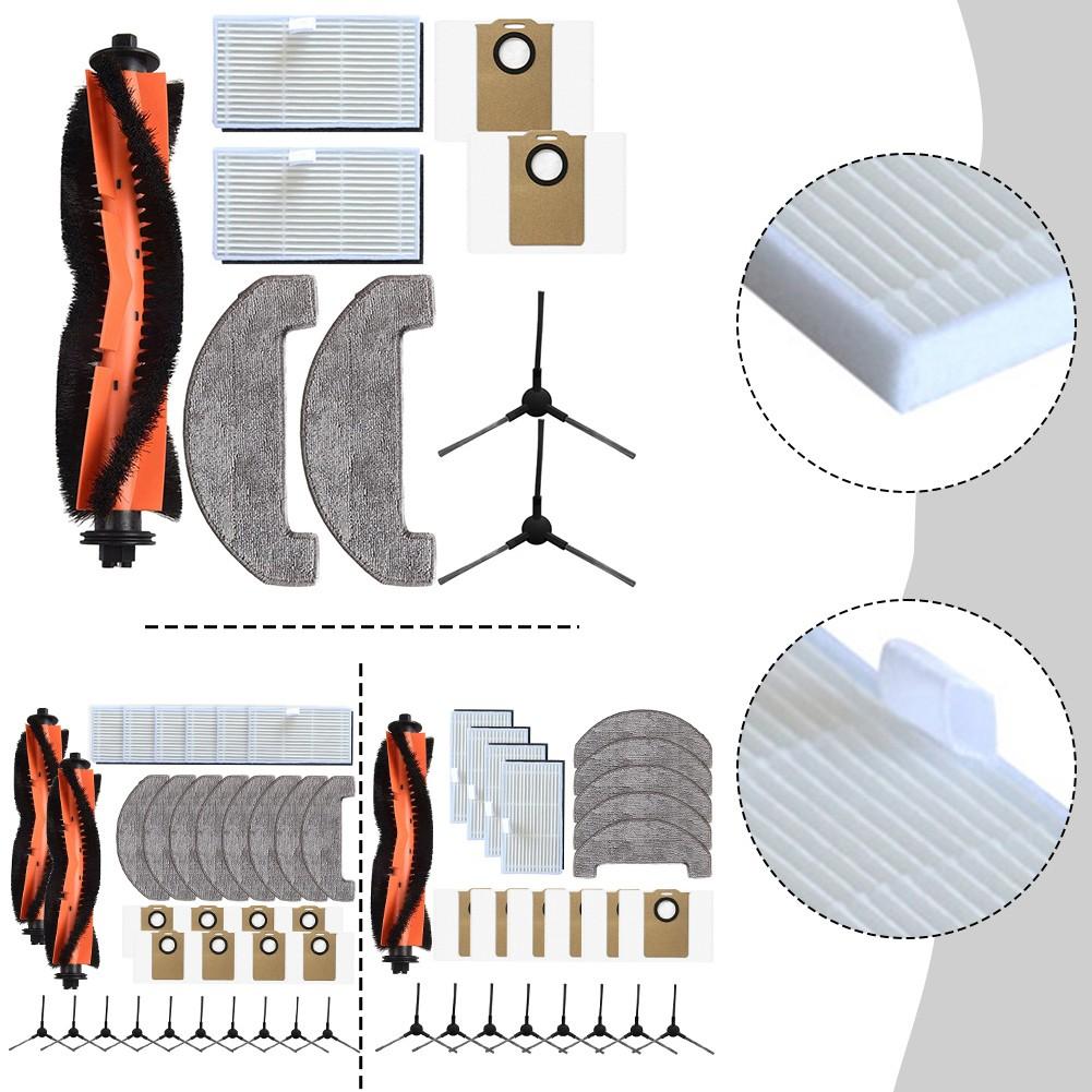 Robot Vacuum Parts for MONSGA MS1 MAX Includes Mop Cloth and Side Brush