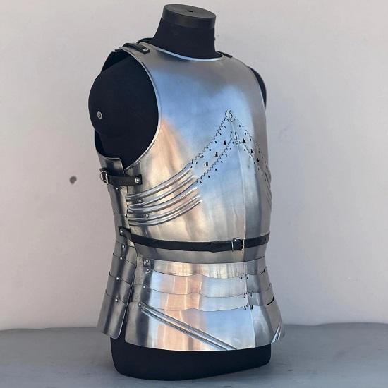 Medieval Knight Steel Gothic Cuirass Armor Larp Knight Breastplate Armor Cosplay  Roleplay