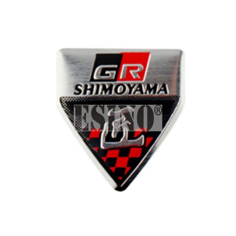 

New Gazoo Racing GR GR Sport 3D Car Aluminium Alloy Badge Adhensive Metal Emblem Decal for Toyota Supra AE86 GT86