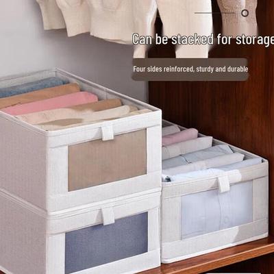 Cutie de depozitare pliabilă din material textil