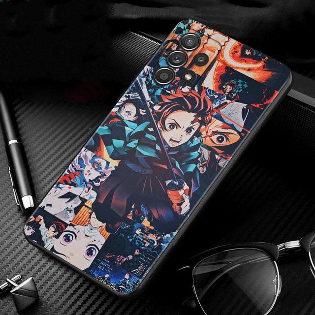 Husa Anime Demon Slayer Kimetsu pentru Samsung Galaxy A51 A71 A01 A11 A21 A21s A31 A41 A72 A52 A42 A32 A22 A12 A02 A02s F42 Shell