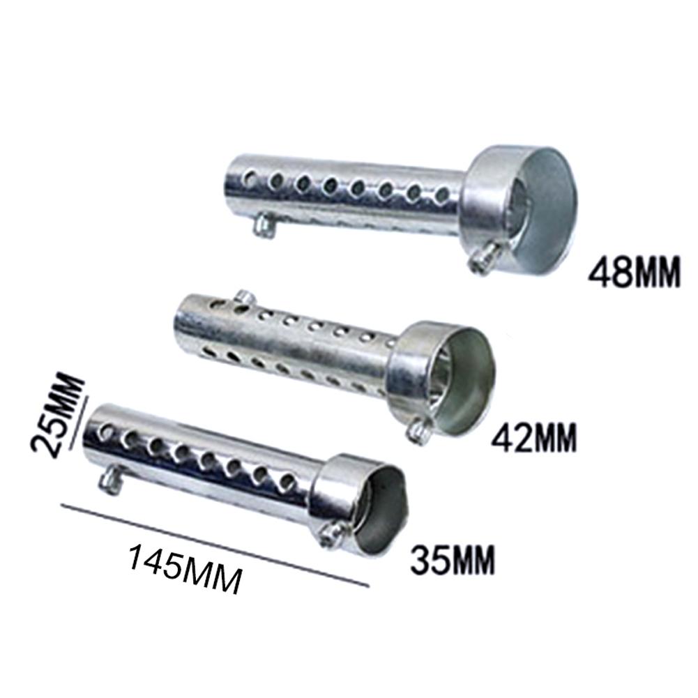35/42/48mm Motorcycle Angled Exhaust Muffler Insert Baffle Can Bend DB Killer Silencer Car Accessories Interior Parts
