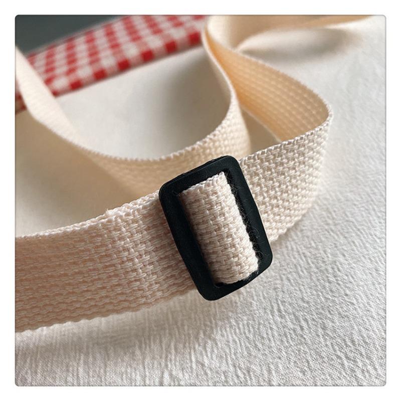 Japonský Harajuku styl kreslená plátěná taška korejská minimalistická crossbody peněženka pro studenty