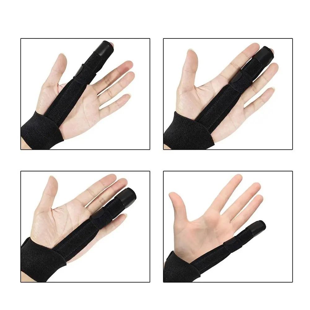 1Pcs Finger Splint Support Brace Pain Relief Trigger Fixing Straightener Corrector