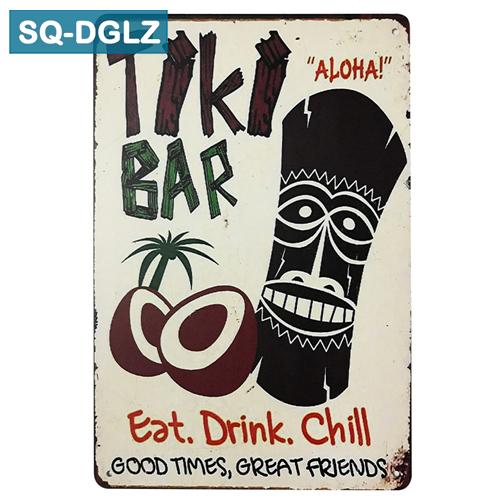 

[SQ-DGLZ] Металлическая вывеска для бара, Настенный декор для бара, винтажные поделки из металла, домашний декор, живопись, таблички, художественный постер
