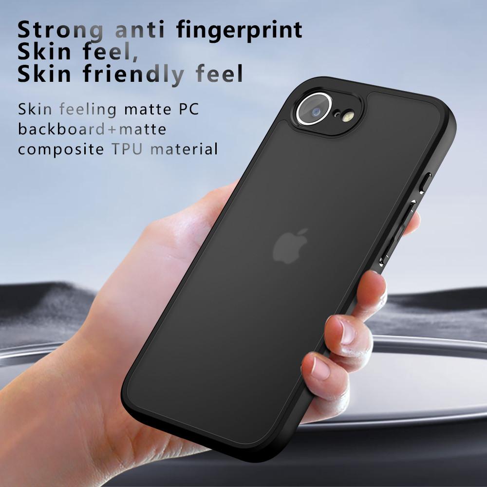 For IPhone 16E Luxury Armor Matte Phone Case For IPhone 16 15 14 13 12 11 Pro Max 16 Plus Clear Acrylic Shockproof Bumper Cover