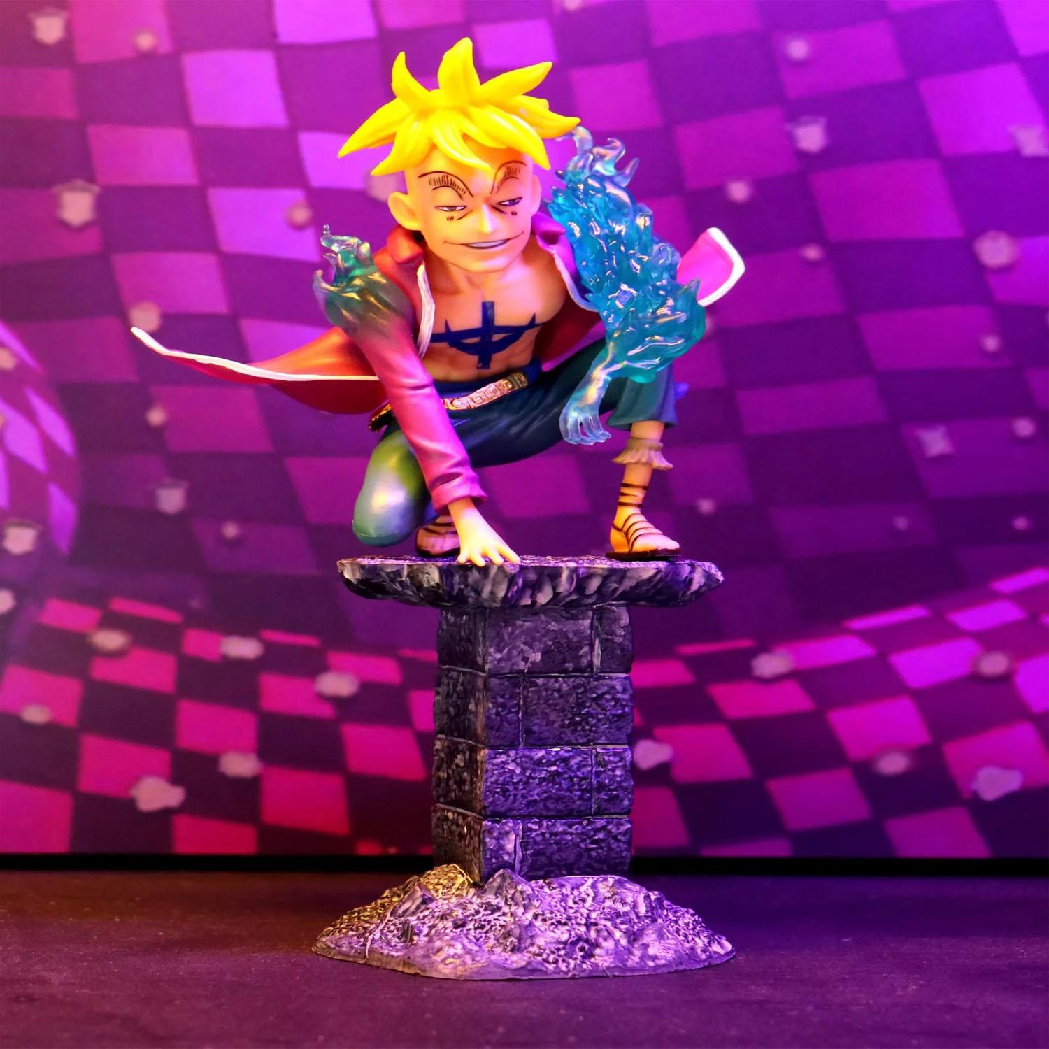 

19cm Anime One Piece Figures Immortal Birds Marco Squatting Action Figurine Gk Statue Doll Collection Decoration Model Toys Gift