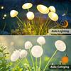 Solar Garden Jellyfish Lights Outdoor Mushroom Stakes Lights with Swaying LED Firefly Decorations for Patio Pathway Christmas