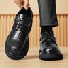 Mode Business Herren Lederschuhe mit dicker Sohle Klassischer Schwarzer Gentleman-Stil Outdoor Formelle Party Täglich Büro Qualitätsschuhe Heiß