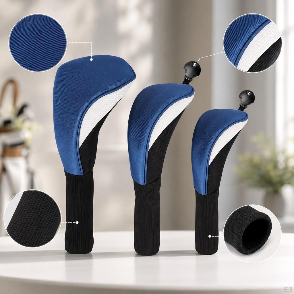 Covers Suitable for Most Golfers, Gift Accessories Drivers, Premium Long-neck