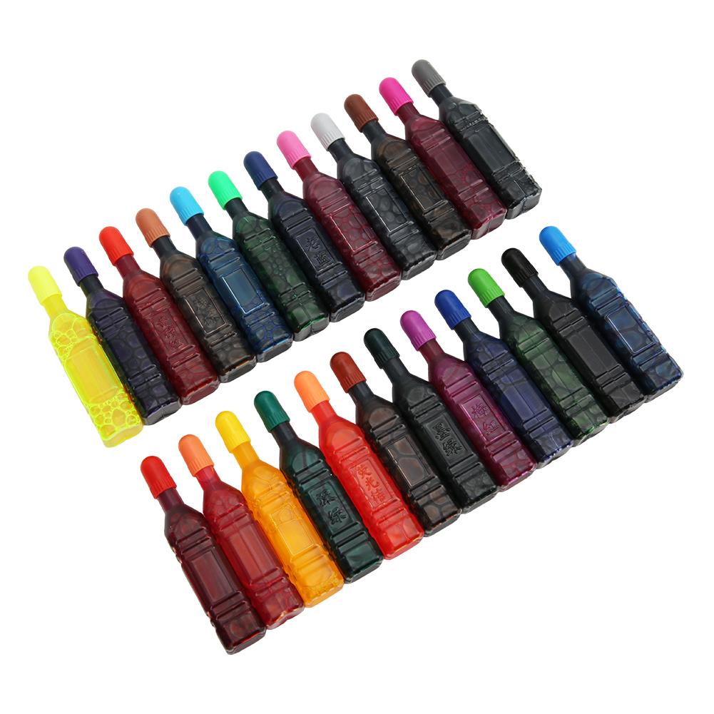 

24 Colors Refilling Inks for Watercolor Pen Washable Children Painting Tool Art Supples24 Colors