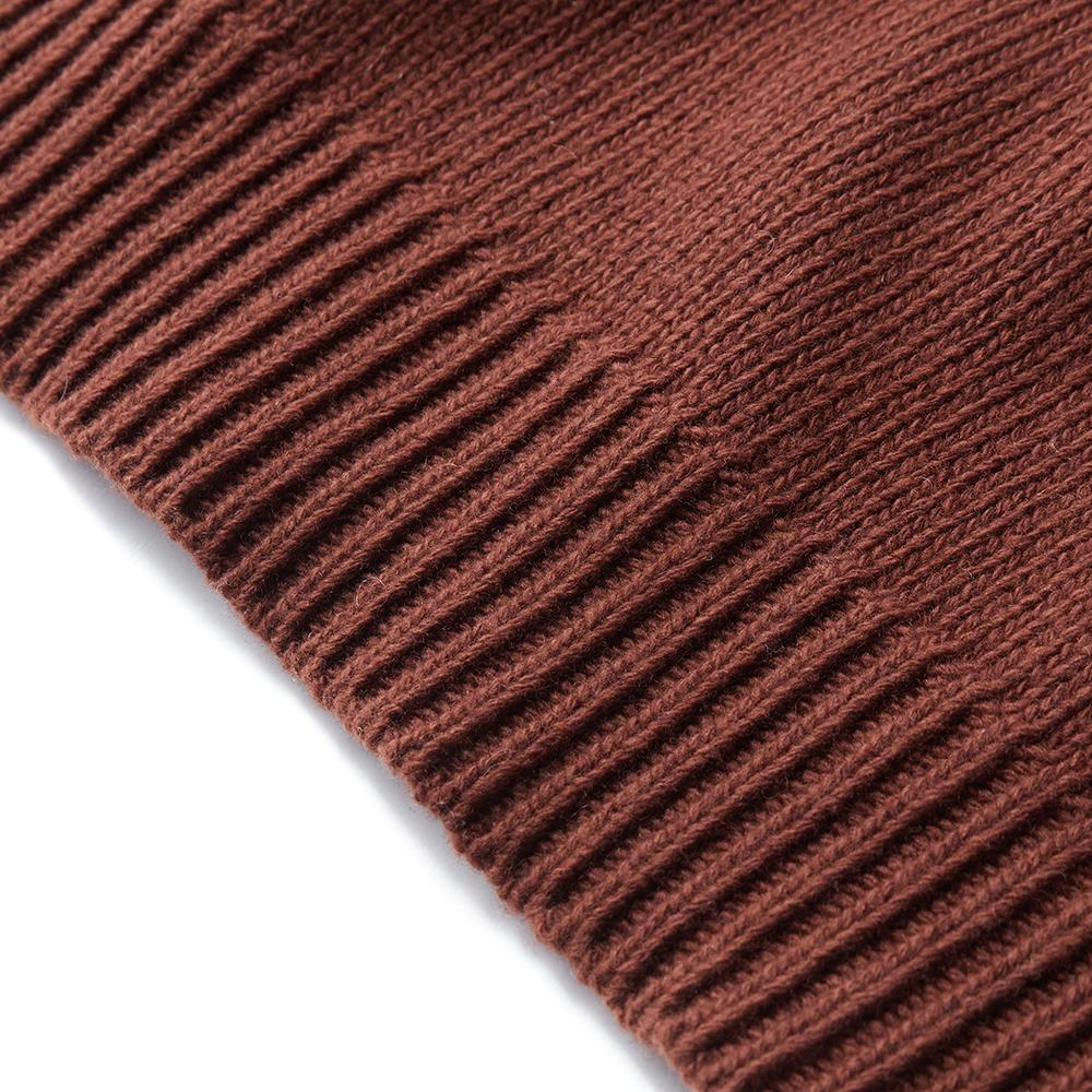 EDWARDMAX Raglan Turtleneck Lambswool (Brown)