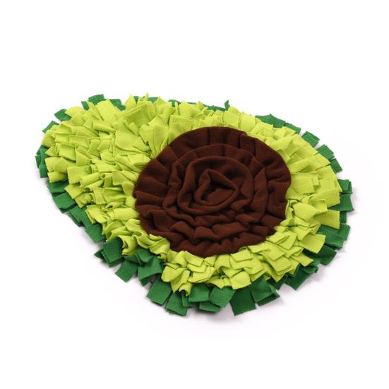 Snuffle Blanket Avocado Dog Pet Interactive Mat Feeding Mat Treat Dispenser Natural