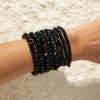 Spring/Summer New Collection Multi-Layer Beads Bracelet Set for Women Jewelry Trendy Versatile Cut Surface Beads Bracelet