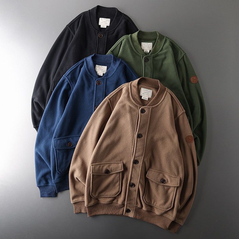 Men's Double-Sided Fleece Winter Jacket