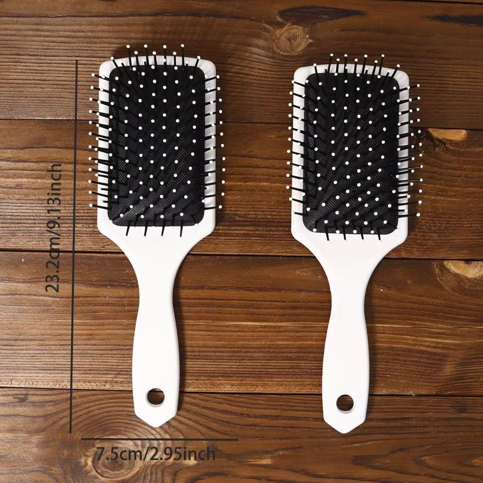 1pc Vivid Relief Flower Pattern Air Cushion Hair Comb Nylon Comb, Comfortable Massage comb,Special for Real Hair Wigs