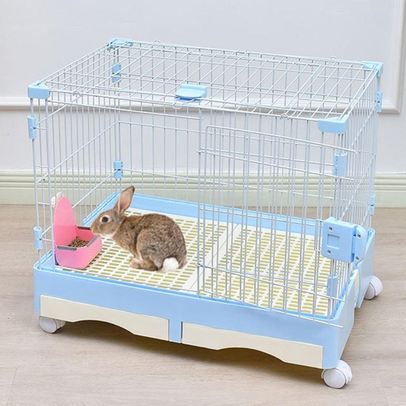 Hays Food Bins Feeder for Hays and Food Feeder Bowls Manger Rack for Rabbits Guinea Pigs Chinchilla Small Animal