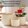 Matte Lemon Yellow Creative Small Hanging Planter Set