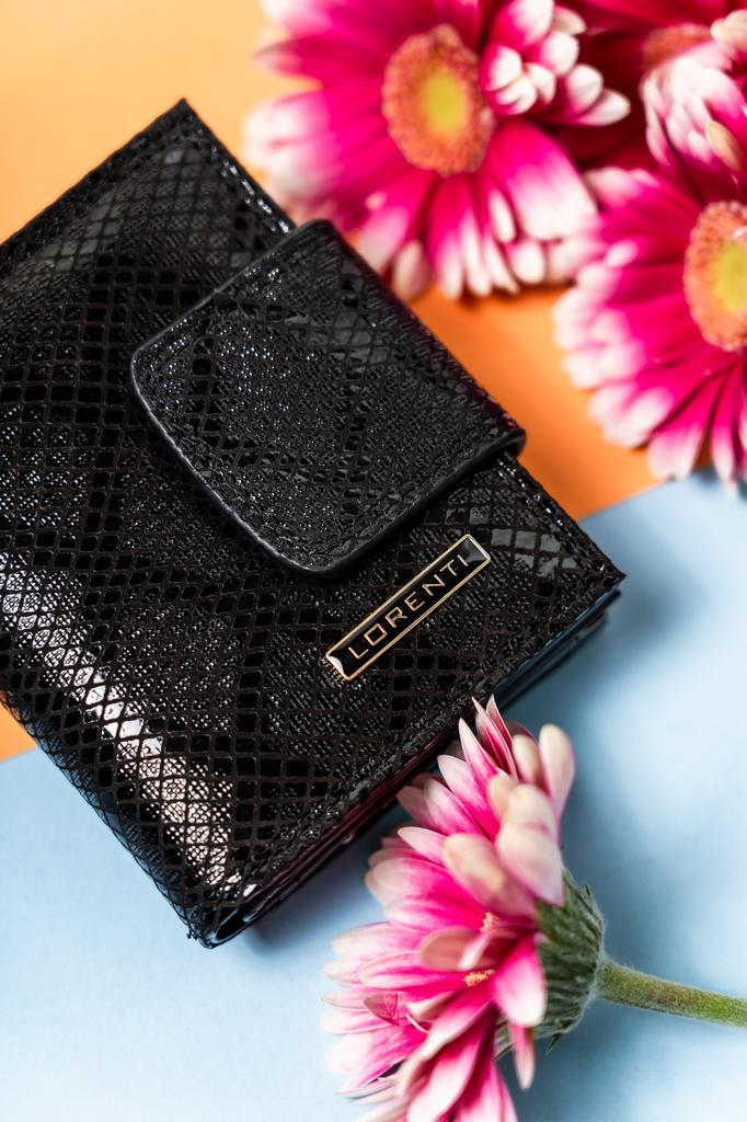 Women's Leather Wallet 42329-MKR-4423 Black