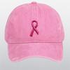 Embroidered Adjustable Vintage Baseball Cap in Pink