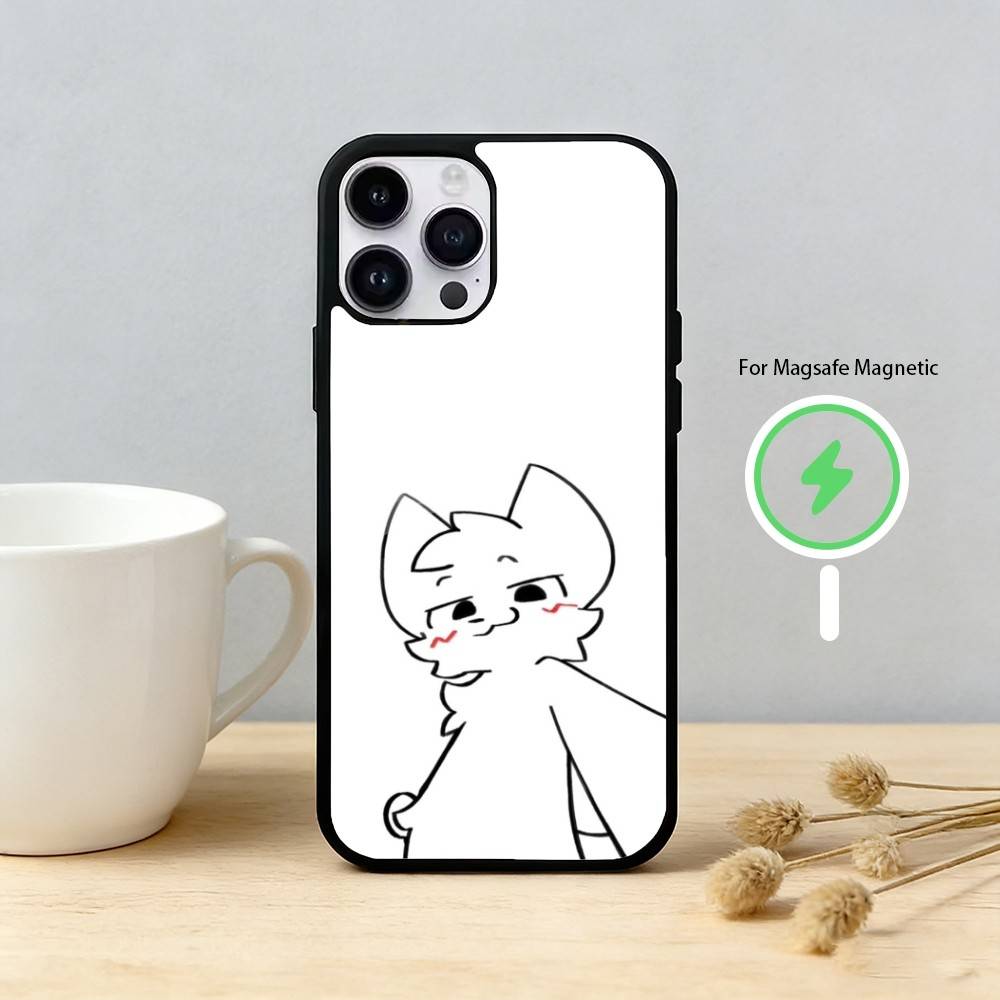 Boykisser Wallpaper Phone Case For iPhone 17/16/15/14/13/12/Plus/Pro/Max for Magnetic Wireless Charging