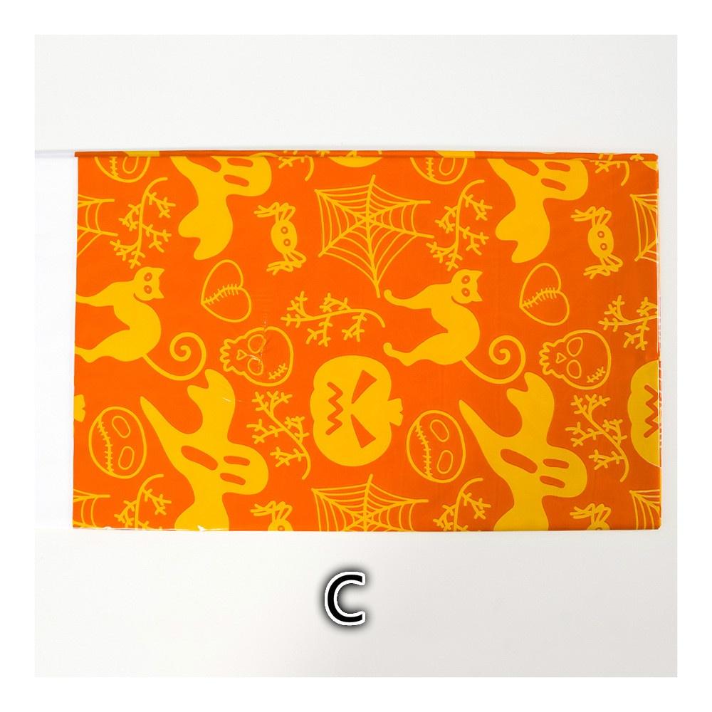 New Halloween Printed Tablecloth PVC Halloween Disposable Tablecloth Bar Table Decor