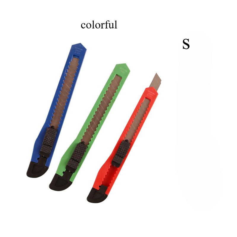Utility Knife Box Cutter Retractable, Compact Box Knife for Cartons, Cardboard and Boxes