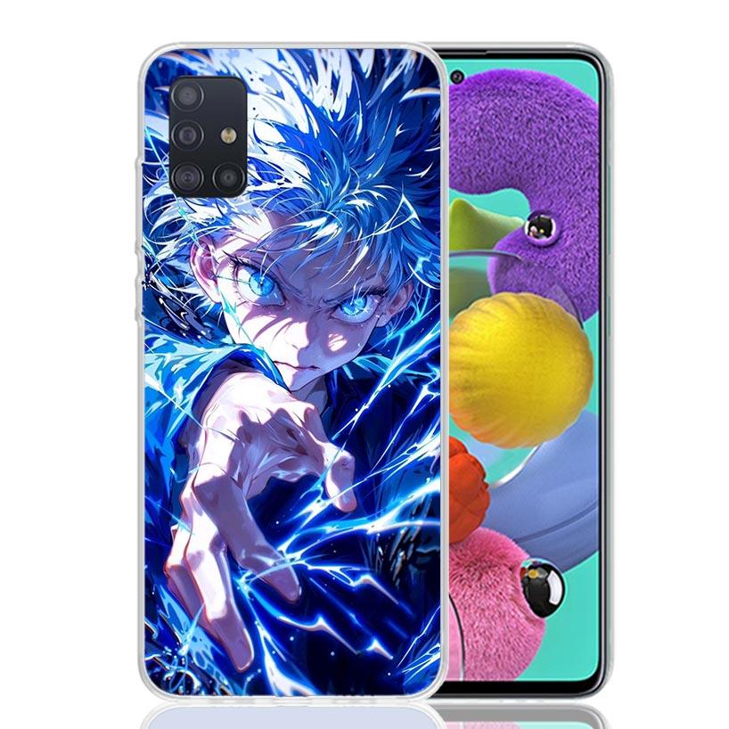 Huner X-Hunters Killua Phone Case For Samsung Galaxy A52 A32 A22 A12 A02S A50S A30S A51 A31 AA71 Note 20 Ultra 10 S10 Plus Galax