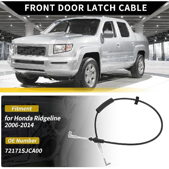 No.72171SJCA00 Interior Front Left Door Handle Cable Replacement for Honda Ridgeline 2006-2014 Door Release Cable