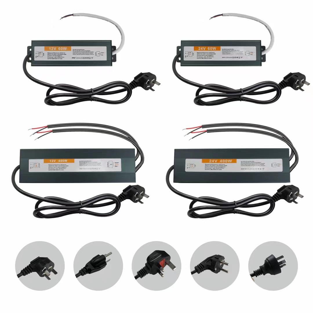 

IP67 LED Waterproof 12V/24V Outdoor Power Supply for Industrial Lighting