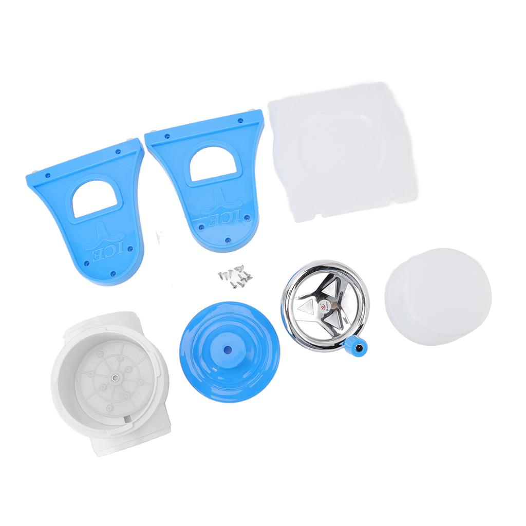 Hand Crank Shaved Ice Machine Stainless Steel Blades Safe Portable Ice Crusher for Home Restaurants