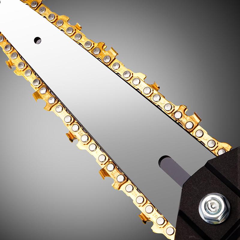 4/6 Inch 28/37 DRIVE LINKS Gold Chain Guide Electric Chainsaw Chains and Guide for Logging Pruning Semi Chisel Electric Chainsaw