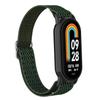 For Xiaomi Smart Band 9/8 Nylon Wave Pattern Watch Strap Metal Clasp Adjustable Wristband