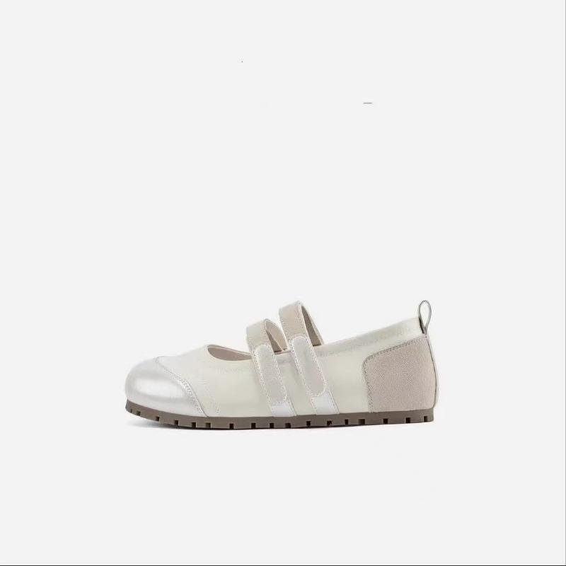 Retro Soft Leather Ugly Cute Shoes Children Early Spring New Literary and Artistic Students Round Head Shallow Mouth Flat Bottom Single Shoes Women