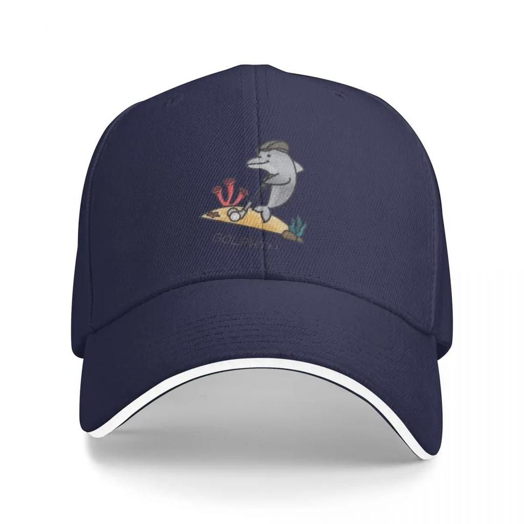 Golphin  The ultimate golf playing dolphin Baseball Cap Golf  Hat Luxury Brand Male Womens
